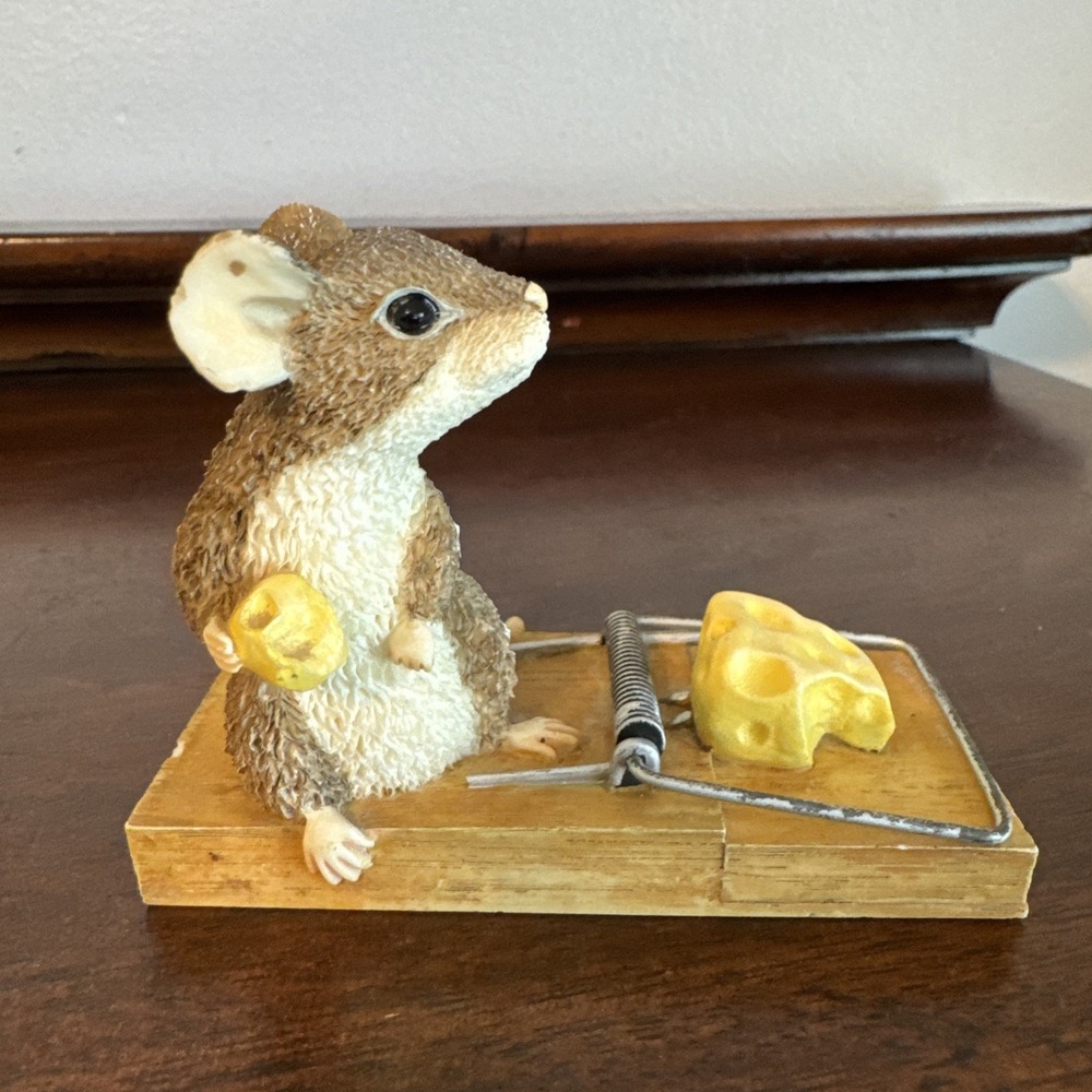 1999 MUNRO After The Party "Cheesenapper"Mouse Trap Figurine